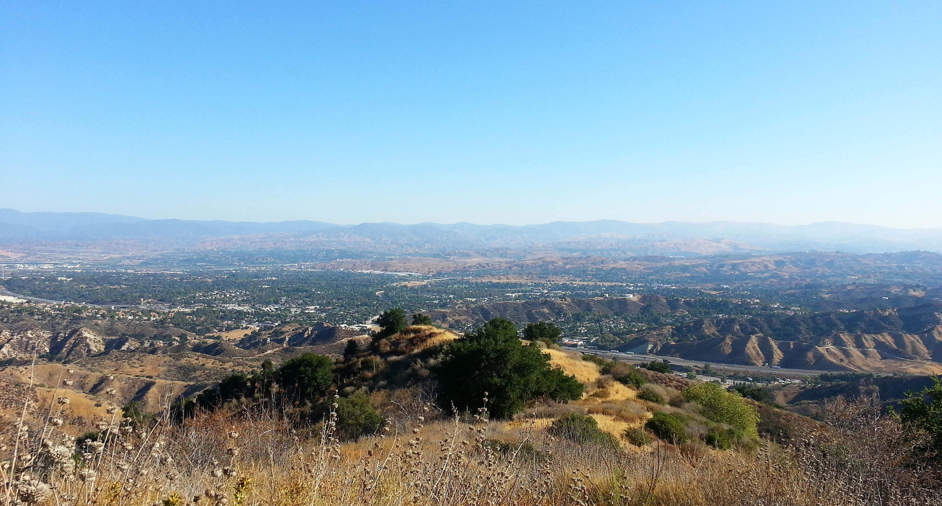 Santa Clarita Valley seen from Towsley Canyon